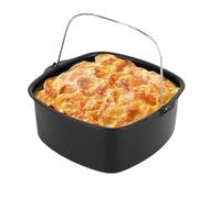 Générique Panier de cuisson antiadhésif for friteuse à air, plaque de cuisson for gâteau, poêle à frire, accessoires de cuisine for friteuse à air, panier de cuisson(7inch)