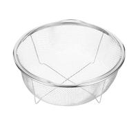 Générique Panier de Cuisson et Égouttoir en Acier Inoxydable 23 CM, Panier Vapeur Portable Support, Convient Cuisine Vapeur et Friture Domestique