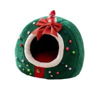 Générique Panier de Noël pour Chat, Maison pour Chat, Festif, Créatif, Chaud, Fermé, Jolie Tente de Noël, Nid pour Petits Chiens, Chatons et Enfants, S