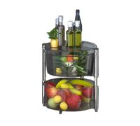 Générique Panier De Rangement De Cuisine, Étagère Rotative for Fruits Et Légumes, Étagère De Rangement, Panier Amovible, for Épicerie, Oignons, Fruits Et Légumes(Color 3)