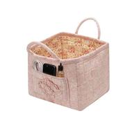 Générique Panier de rangement en tissu - Grand cabas pliable bohème floral,Sac à linge pour chambre de bébé | Pour maison, bureau, shopping, voyages, voiture, plage, couches, vêtements, cosmétiques,