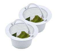 Générique Panier de Skimmer pour Piscine, Panier de Skimmer avec Poignée | 2 Outils de Remplacement de Drain pour Nettoyage Feuilles Spa Jardin Pelouse Terrasse