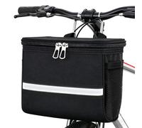 Générique Panier de Vélo - Panier Amovible | Grande Capacité avec Poche Transparente pour Téléphone | pour Vélo de Route, Montagne, Sécurité Extérieure Hommes Femmes Petit Animal