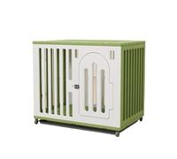 Générique Panier d'intérieur for Chien de Taille Moyenne, Portable et étanche, avec Plateau Toilettes intégrées, nid Couchage poulie Mobile(F)