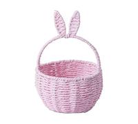 Générique Panier Paques Panier en Osier avec Anse Paniers Picnic en Fleurs pour Pâques Paniers de Rangement Tissé pour Bonbons, Rangement de Fruits et Légumes