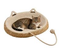 Générique Panier pour Chat Instinct | Nid à gratter tressé pour - Lit Grattoir,pour dresseurs, Amoureux des Animaux, Appartement, Bureau à Domicile, refuges, Chambre, Salon, Salle d'étude