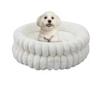 Générique Panier pour Chien en Forme de Donut,Coussin Donut Antidérapant pour Animaux,Lit Rond 50 Cm Démontable Et Lavable pour Chiot - pour Chiot Chaton Sommeil Intérieur Extérieur Animal