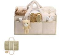 Générique Panier Rangement Bébé, Couches,Naissance Organisateur, Portable De PanierBebe, Compartiment Amovible