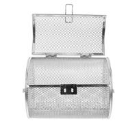 Générique Panier Rotatif en Acier Inoxydable pour Four et Friteuse à Air Chaud Cage Métallique de Cuisson 360° Système de Verrouillage Accessoire Polyvalent pour Rôtissoire Barbecue