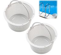 Générique Panier Skimmer Piscine,Panier Skimmer Piscine 16 Cm,Filtre Skimmer Piscine Panier,Panier De Rechange pour Skimmer Standard,Préfiltre De Piscine avec Poignée pour Un Retrait Facile