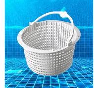 Générique Panier Skimmer Piscine,Panier Skimmer Piscine 18 Cm,Panier De Rechange pour Skimmer Standard,Préfiltre De Piscine avec Poignée pour Un Retrait Facile (1pcs)