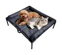 Générique Panier Surélevé pour Chien,Tapis Imperméable Portable - Lit Canin Oxford Anti-Dérapant avec Coussin Amovible | pour Animaux De Compagnie Chiots Camping Usage Intérieur Et Extérieur
