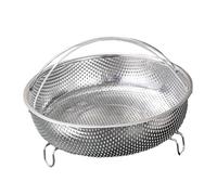 Générique Panier Vapeur Acier Inoxydable avec Grille Perforée et Insert Polyvalent pour Légumes Œufs Utilisable Lors de La Préparation de Plats Cuisine, 19.2 Cm