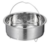 Générique Panier Vapeur en Acier Inoxydable 22 CM Trous Fins pour Vapeur de Raviolis et Brioches Accessoire Stable pour