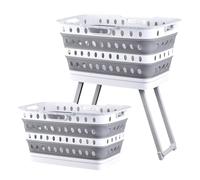 Générique Paniers à linge | Grand panier à linge pliable multifonction avec pieds,Grand panier à | Pour Salle De Bain Chambre Chambre Enfant Camping-car Extérieur Hôtellerie Appartement