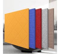 Générique Panneau Acoustique Mural Autocollant, Haute Densité, Mousse Isolante Phonique, Lot de 10, 60 x 60 x 0,9 cm pour Studio, Bureau, Chambre