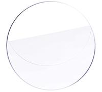 Générique Panneau Acrylique Rond Transparent de Forme Circulaire en Acrylique Clair, Léger et Facile à Transporter, pour Remplacement de Verre de Cadre Photo