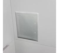 Générique Panneau d'accès Autocollant pour cloison sèche, 5x5, 6x6, 7x7, 9x9, 8x8, 12x12 Pouces, Trappe d'accès plomberie, Cache-Trou pour Plafond/Mur, Panneau électrique dissimulé (Argent,