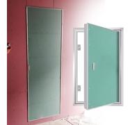 Générique Panneau d'accès aux combles en plaques de plâtre, Trappe d'accès en plaques de plâtre peintes avec poignée et loquet, Panneau Mural encastré pour Conduit dissimulé (55 x 100 cm (22