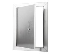 Générique Panneau d'accès en Acier Inoxydable - Trappe d'inspection Murale et de Plafond 22 x 22 po pour plomberie, Communication, Compteur d'eau - Porte d'accès carrée ou rectangulaire Durable