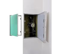 Générique Panneau d'accès en plâtre pour cloisons sèches - Couvercle de Trappe d'inspection de plomberie, Porte de Conduit de Service peignable, Plaque de Porte décorative pour boîte à Compteur, 26 x