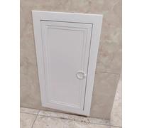 Générique Panneau d'accès encastré avec poignée, Trappe d'inspection de Grenier Blanche avec Cadre, Trappe de Service encastrée pour Plafond/cloison sèche (55,9 x 81,3 cm)