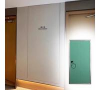 Générique Panneau d'accès escamotable - Porte dissimulée en placoplâtre pour câblage et câbles, Trappe d'inspection à Ressort, Couvercle d'accès de Service peignable de 45,7 x 45,7 cm