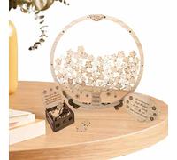 Générique Panneau de Livre d'or - 32 cm, panneeau de Livre dr de Mariage, Alternative Flexible au Live dor pour Anniversaire, paneau d'invité de Mariage en Bois en Forme de | Livrees alternatifs d'