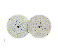 Générique Panneau de puce LED haute puissance 36W 50W, Module 5730 SMD 3000K 4000K 6000K, Source lumière, composant Semi-fini, pièces lampe à bande, bricolage(Power Cable,9W-65MM,Warm White-10PCS)