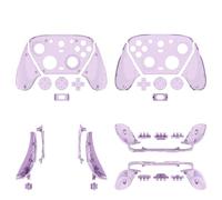 Générique Panneau de Remplacement Minimaliste Transparent pour GameSir G7 Pro, Manette de Jeu Accessoires élégants pour boîtier PC, résistants à la poussière et aux Rayures (Violet Transparent)