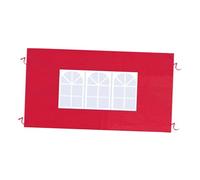 Générique Panneau Latéral pour Auvent 300 Cm X 200 Cm avec Fenêtre pour Gazebo, Rouge