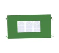 Générique Panneau Latéral pour Auvent 300 Cm X 200 Cm avec Fenêtre pour Gazebo, Vert