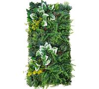 Générique Panneau Mural végétal Artificiel 50 cm x 100 cm pour intérieur et extérieur, décoration Murale végétale pour Maison, Jardin, Bureau, Boutique, café, Mariage (J)