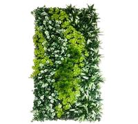 Générique Panneau Mural végétal Artificiel 50 cm x 100 cm pour intérieur et extérieur, décoration Murale végétale pour Maison, Jardin, Bureau, Boutique, café, Mariage (B)