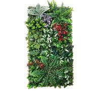 Générique Panneau Mural végétal Artificiel 50 cm x 100 cm pour intérieur et extérieur, décoration Murale végétale pour Maison, Jardin, Bureau, Boutique, café, Mariage (I)