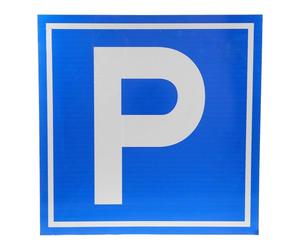 Générique Panneau Solide D'aluminium Bleu Stationnement de Alliage en Installation Simple Signalisation Claire pour ou sur Chantier Parking