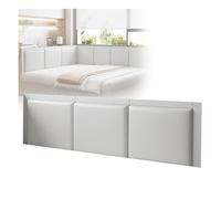 Générique Panneaux De Tête De Lit Muraux Rembourrés, Rembourrage Mural Anti-Collision for Enfants, Pack Tête De Lit Autocollant, Facile À Nettoyer, for Chambre(Color2,50x100cm)