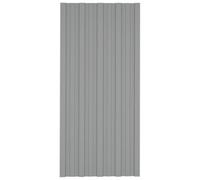 Générique Panneaux de toiture 12 pcs Acier galvanisé Gris 100x45 cm,Quincaillerie,Matériaux de Construction,Toitures,11 kg,317213