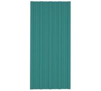 Générique Panneaux de toiture 12 pcs Acier galvanisé Vert 100x45 cm,Quincaillerie, Matériaux de Construction, Toitures, Vert (Poids 11.68KG)