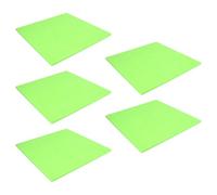 Générique Panneaux D'insonorisation en Feutrine Verte Lot de 5, Absorption Acoustique pour Studio, Bureau et Salle de Musique, D’écho et Réverbération, Panneau Mural Décoratif,