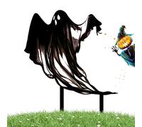 Générique Panneaux Fantômes pour Extérieur,Piquets De Terrasse Décoration De Fêtes - Signes Décoratifs d'halloween d'horreur pour Jardin Pelouse Chemin Cour Porche Et Affichage