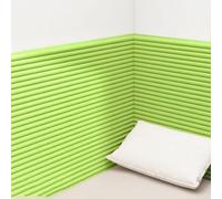 Générique Panneaux muraux rembourrés, Rembourrage Mural Autocollant pour lit 200cm,Coussins muraux Anti-Collision épaisseur 1cm, Protection Murale pour lit,Rembourrage de Dossier,Vert,8PCS