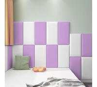 Générique Panneaux muraux Souples 3D - 6/4/2/5 pièces, décoration Anti-Collision pour Chambre d'enfant, Stickers muraux Tatami Autocollants, 25 x 50 cm, pour Fond de Chambre de bébé, sûr et élégant