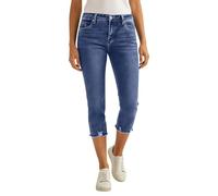 Générique Pantacourt Femme Été Jean Taille Haute Jambe Large Stretch 3/4 Capri Jean 7/8 Taille Élastique Coupe Droite Corsaire Femme Jeans Baggy Jorts Y2K Vintage Ample Et Décontracté Capri Pants