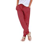 Générique Pantalon Ample Jambes Larges pour Femme,Pantalon de survêtement Baggy Yoga Long Mode Tendance Regular Leisure Le Travail and Bureau