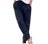 Générique Pantalon Ample Jambes Larges pour Femme Plage Sport Yoga Slim de Loisirs Long Confort et légance Grande Taille Idéal Le la Vie Quotidienne