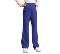 Générique Pantalon Cargo Bootcut Fille, Taille élastique Large, Poches Cargo latérales, Coupe évasée décontractée, Plusieurs Coloris pour 5-16 Ans