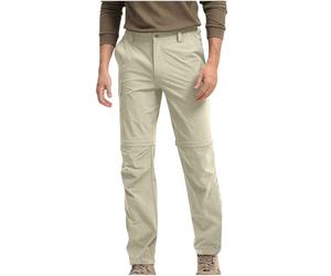 Générique Pantalon Cargo Convertible pour Homme à séchage Rapide léger et Respirant avec Fermeture éclair pour randonnée, l'extérieur, la pêche, Le Safari