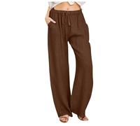 Générique Pantalon Cargo Femme Extensible Décontractés De Travail Outdoor Lastique Taille Haute Pantalo Léger et Respirant avec Coupe Ample pour Gym Jogging légant
