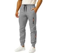 Générique Pantalon Cargo Homme Bleu De Travail Homme Grande Taille Camouflage Habillé Baggy Anti Coupure Randonnée Sécurité Trekking Haute Visibilité Imperméable Chasse Jogging Vetement 1#Gris M